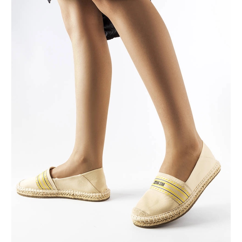 Espadrile Beige Big Star LL274895 bej 1 Espadrile Beige Big Star LL274895 bej 1
