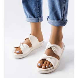 Papuci albi Big Star LL274A121 1