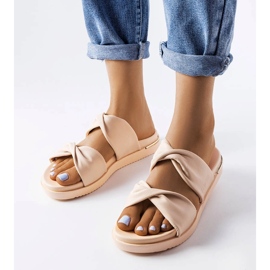 Papuci Beige Big Star LL274A122 bej 1