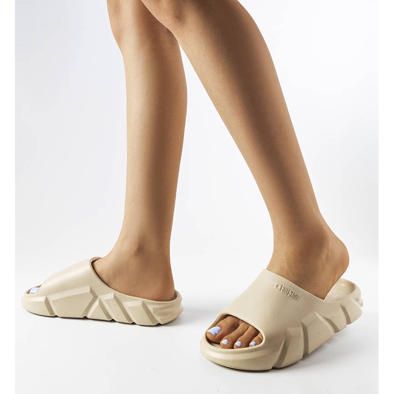 Papuci Beige Big Star LL274593 bej 2