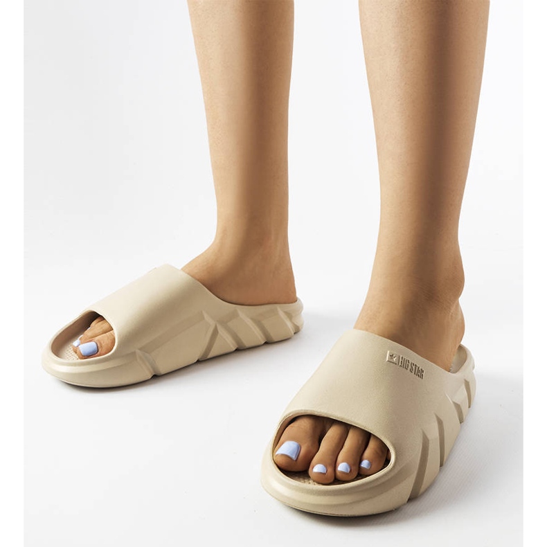 Papuci Beige Big Star LL274593 bej 1