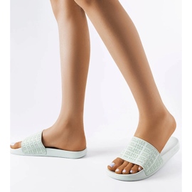 Papuci verzi de la Big Star LL274A150 verde 2