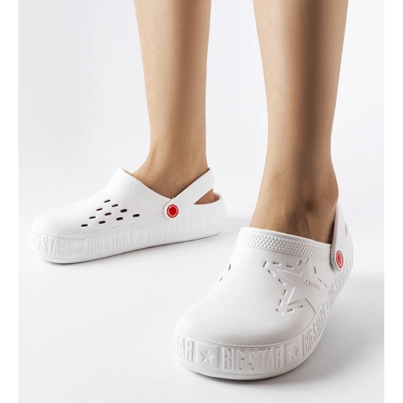 Big Star II275003 papuci albi 1
