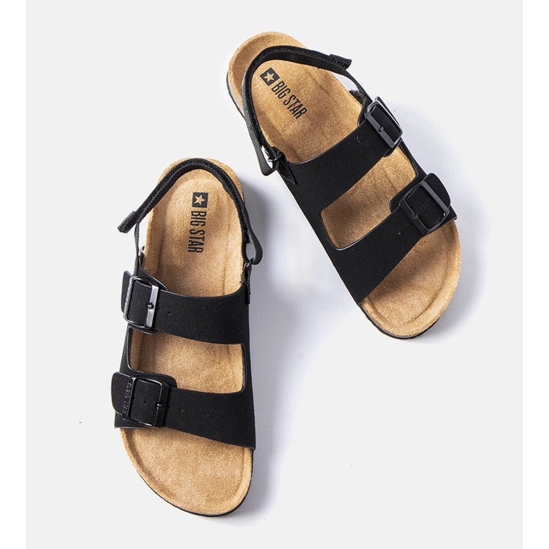 Sandale negre Big Star LL174208 negru 2