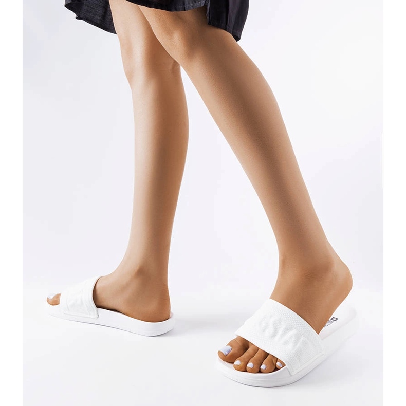 Papuci albi Big Star LL274A159 1