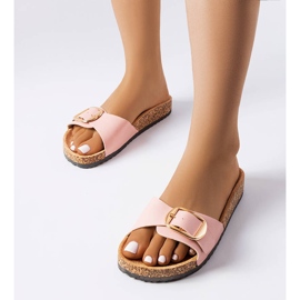 BM Sandale roz cu cataramă de la Benoit 2