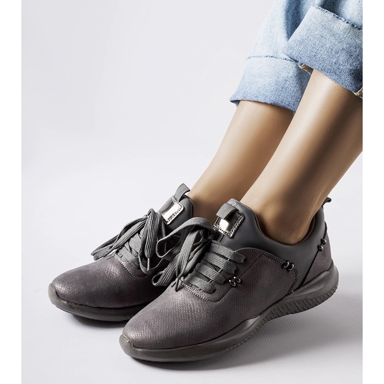 Tenisi slip-on gri de la Anatole 1