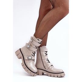 Cizme de damă de lucru gri deschis S.Barski MR870-61 2 Cizme de damă de lucru gri deschis S.Barski MR870-61 2