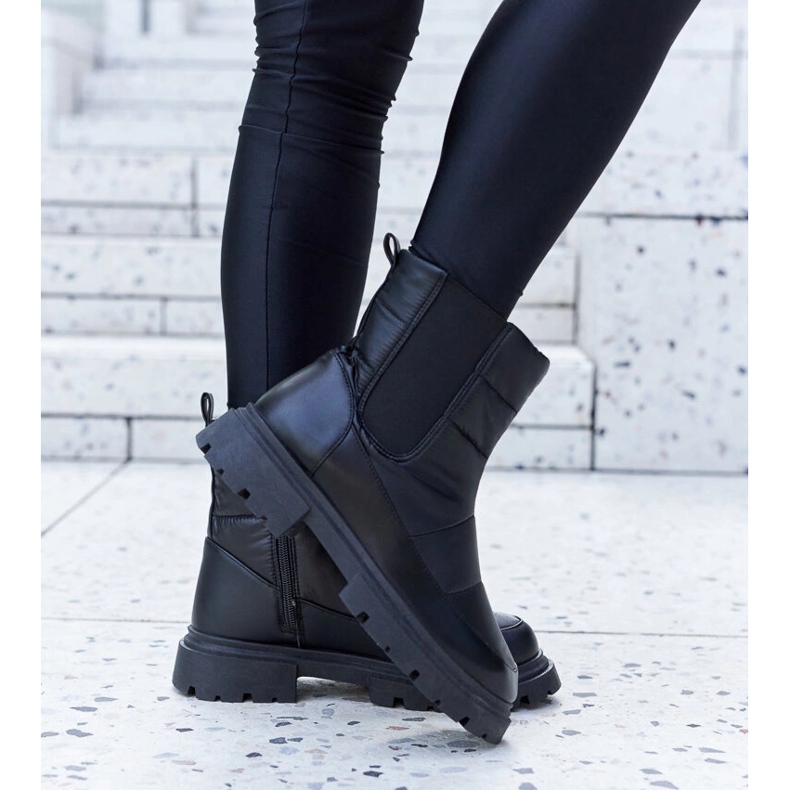 Cizme de zapada Galvani izolate negre negru 2