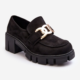 Vinceza Pantofi De Dama De piele intoarsa Cu Decorat, Rullenes Negru 1