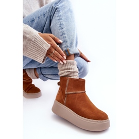 Cizme de zăpadă de damă din piele intoarsa Maciejka 06257-29 maro 2 Cizme de zăpadă de damă din piele intoarsa Maciejka 06257-29 maro 2