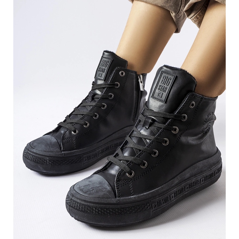 Tenisi izolați negri Big Star MM274023 negru 1 Tenisi izolați negri Big Star MM274023 negru 1