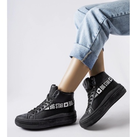 Tenisi izolați negri Big Star MM274010 negru 1