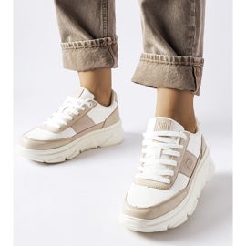 Tenisi albi Big Star MM274500 bej 1