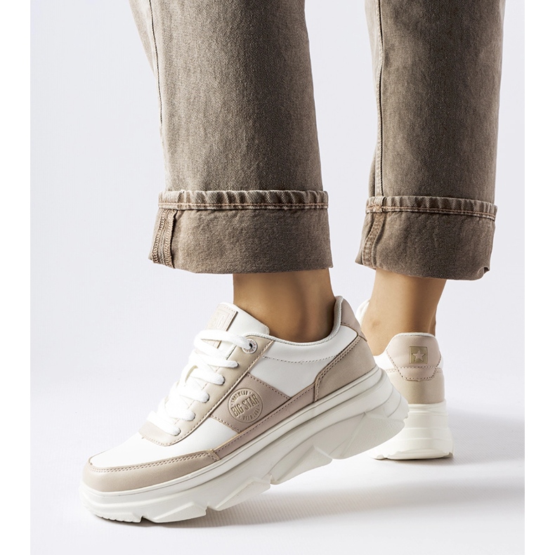 Tenisi albi Big Star MM274500 bej 2