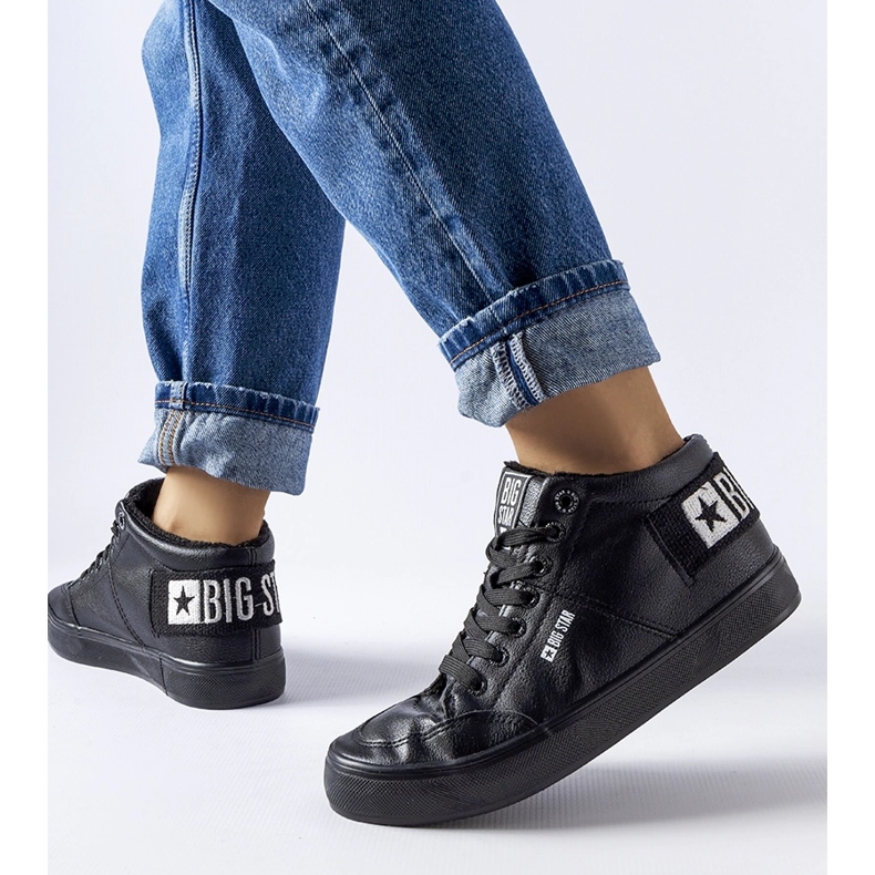 Tenisi izolați negri Big Star EE274351 negru 1 Tenisi izolați negri Big Star EE274351 negru 1