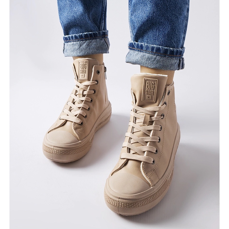 Tenisi izolați bej Big Star MM274022 2