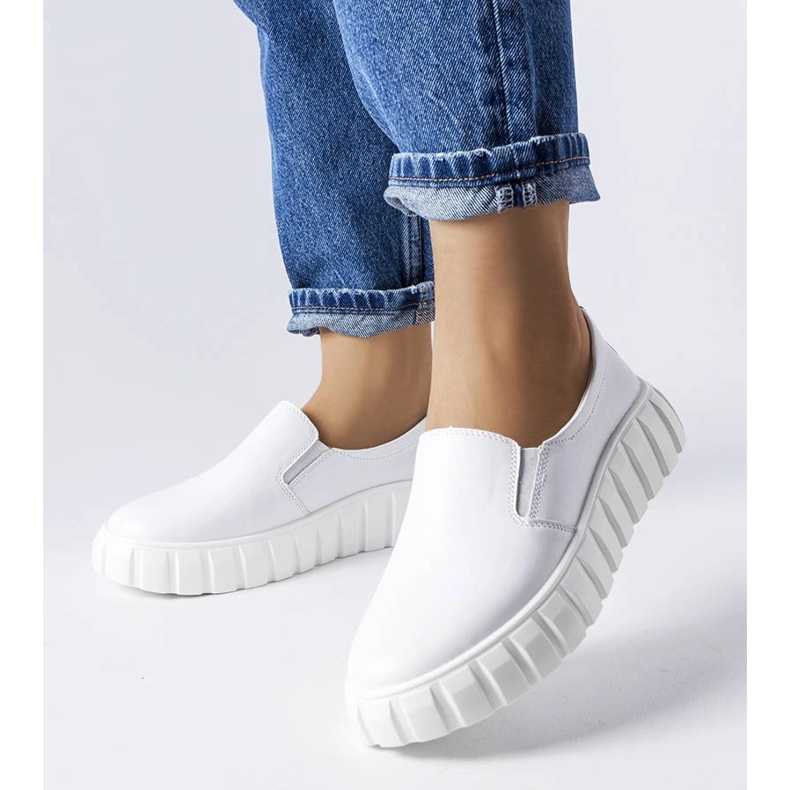 Pantofi albi LS5379 Albi 1