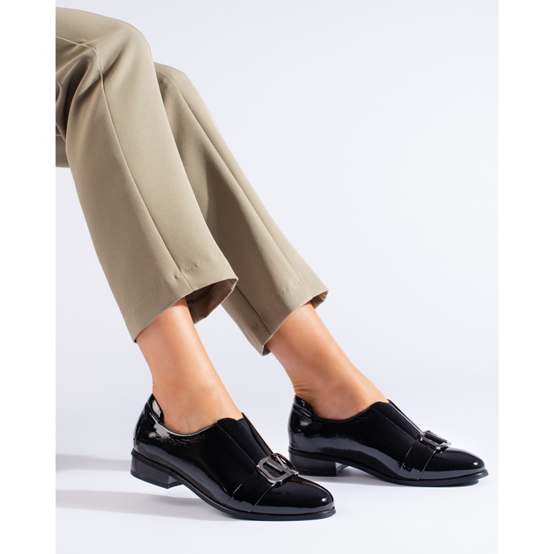 Pantofi negri eleganti de W. Potocki negru 1