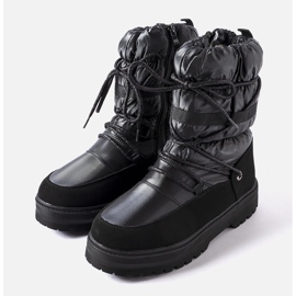 Inna Cizme de zăpadă pentru fete clasice negre Arzeno negru 1