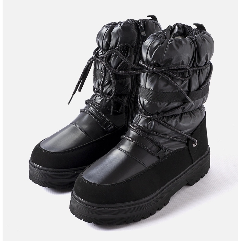 Inna Cizme de zăpadă pentru fete clasice negre Arzeno negru 1 Inna Cizme de zăpadă pentru fete clasice negre Arzeno negru 1