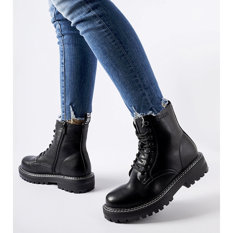 Cizme clasice negre Big Star KK274538 negru 1 Cizme clasice negre Big Star KK274538 negru 1