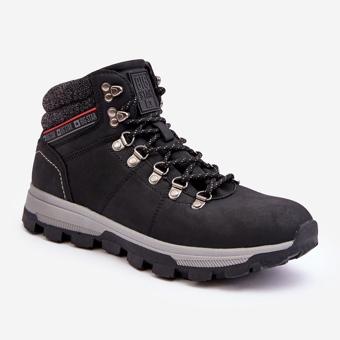 Pantofi de trekking pentru bărbați Big Star KK174215 Negri negru 1
