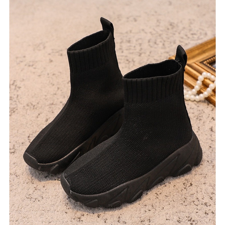 Pantofi sport negri Zaelin pentru copii negru 1 Pantofi sport negri Zaelin pentru copii negru 1