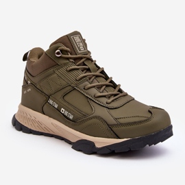 Pantofi de trekking izolați verzi Big Star MM174163 verde 1