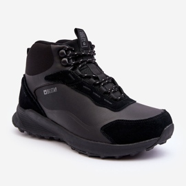 Pantofi de trekking izolați pentru bărbați, Black Big Star MM174334 negru 1
