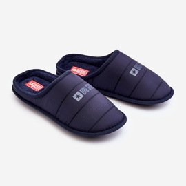 Papuci clasici pentru bărbați, albastru bleumarin, Big Star KK174360 2