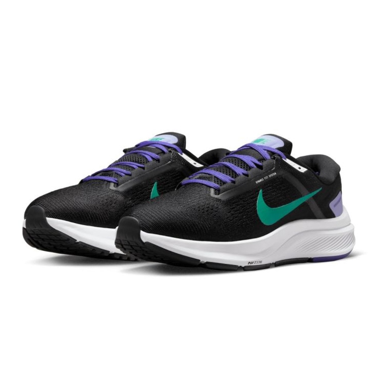 Pantofi sport Nike Air Zoom Structure 24 pentru damă DA8570-004 Negru 3