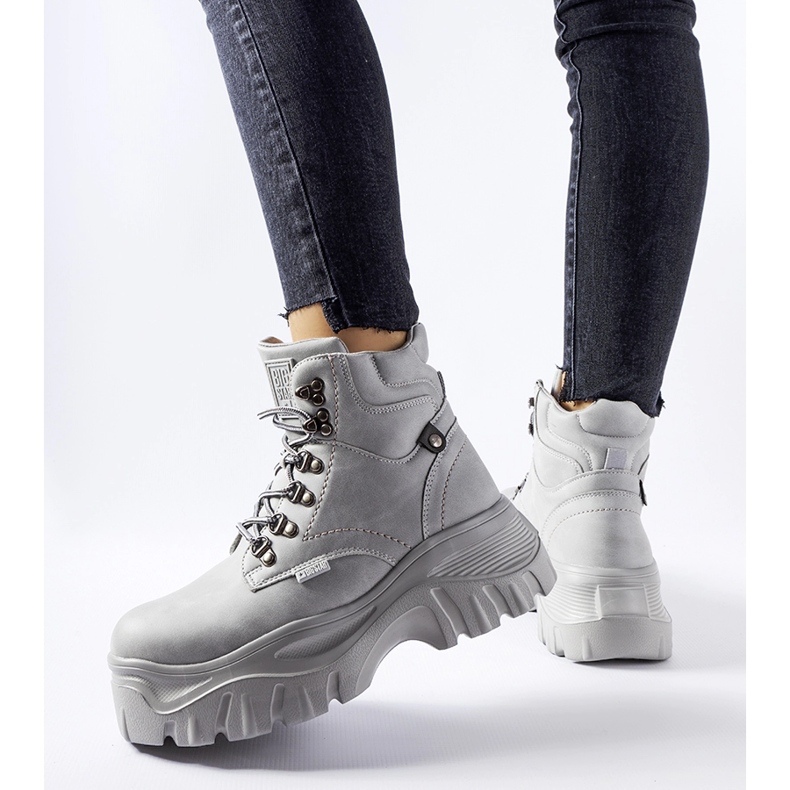 Cizme gri Big Star KK274367 1