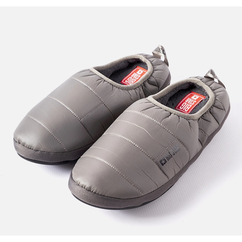 Big Star Papuci pentru bărbați izolați gri KK174362 1