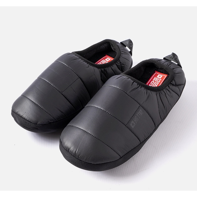 Big Star Papuci izolați negri pentru bărbați KK174363 906 negru 1