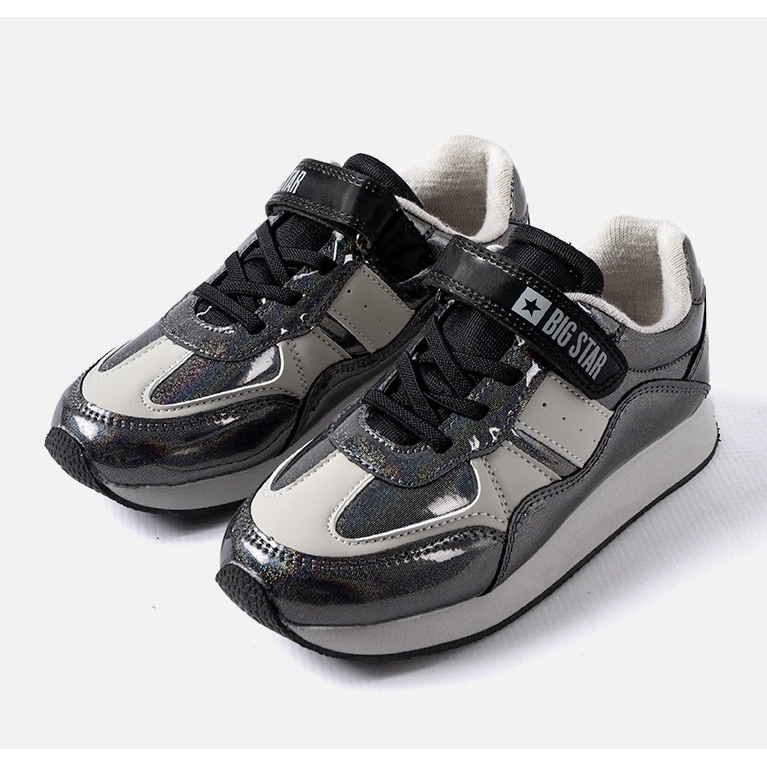Tenisi negri cu sclipici Big Star KK374103 negru 1