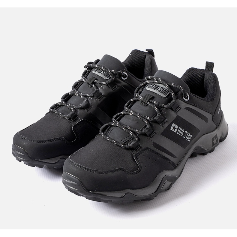 Pantofi de trekking Big Star GG174269 negri și gri negru 1