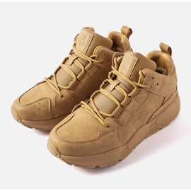 Tenisi barbati caramel Big Star KK174248 bej 1