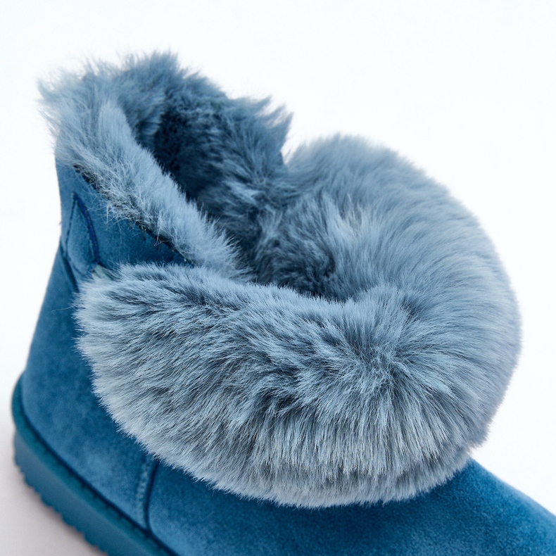 PS1 Cizme De Zapada Dama Izolatoare Cu Decorat, Siriol Albastru 2