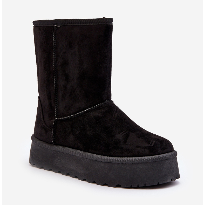 PS1 Cizme de zăpadă izolate cu blană pentru femei Abrams negre negru 1