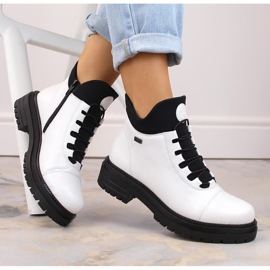 Botine de damă impermeabile, confortabile, izolate, albe, Rieker Tex Y3163-80 1 Botine de damă impermeabile, confortabile, izolate, albe, Rieker Tex Y3163-80 1