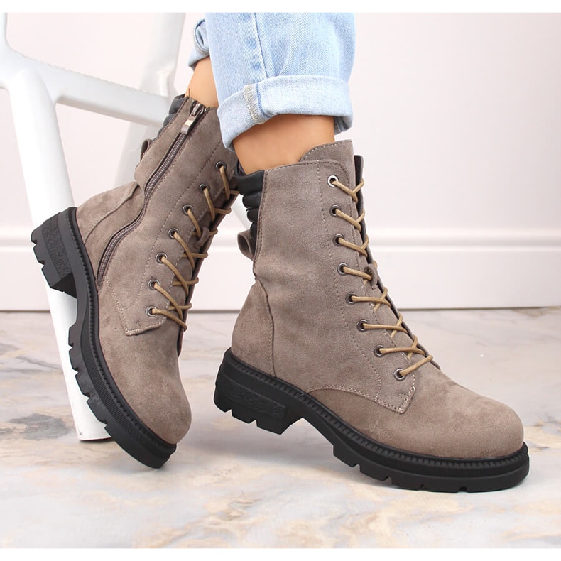 Cizme izolate dama Jezzi RMR2221-17 bej 1