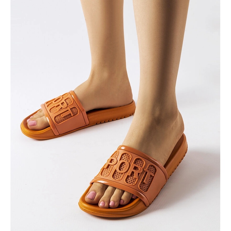 Tobogane de cauciuc portocaliu Moiariello portocale 1