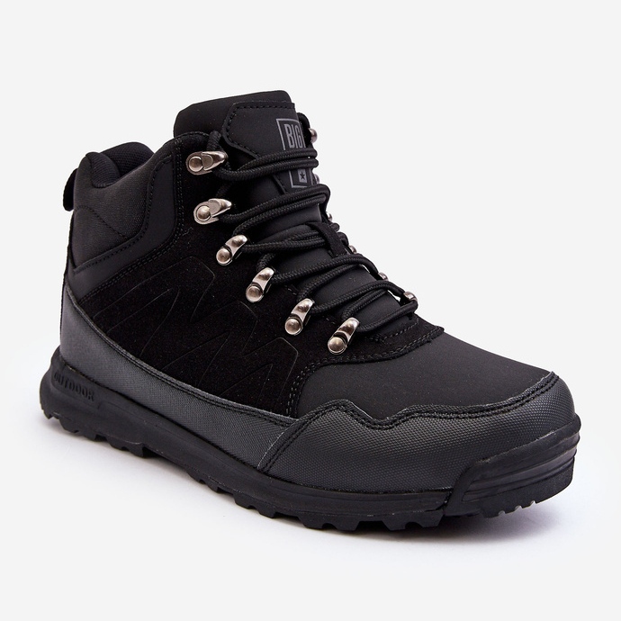Ghete de trekking izolate pentru damă, Black Big Star MM274481 negru 1