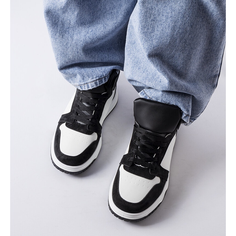 Tenisi înalți Elizabeth negri negru 1