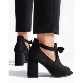 W. Potocki Cizme de dama din piele intoarsa de primavara de la Potocki negru 1 W. Potocki Cizme de dama din piele intoarsa de primavara de la Potocki negru 1