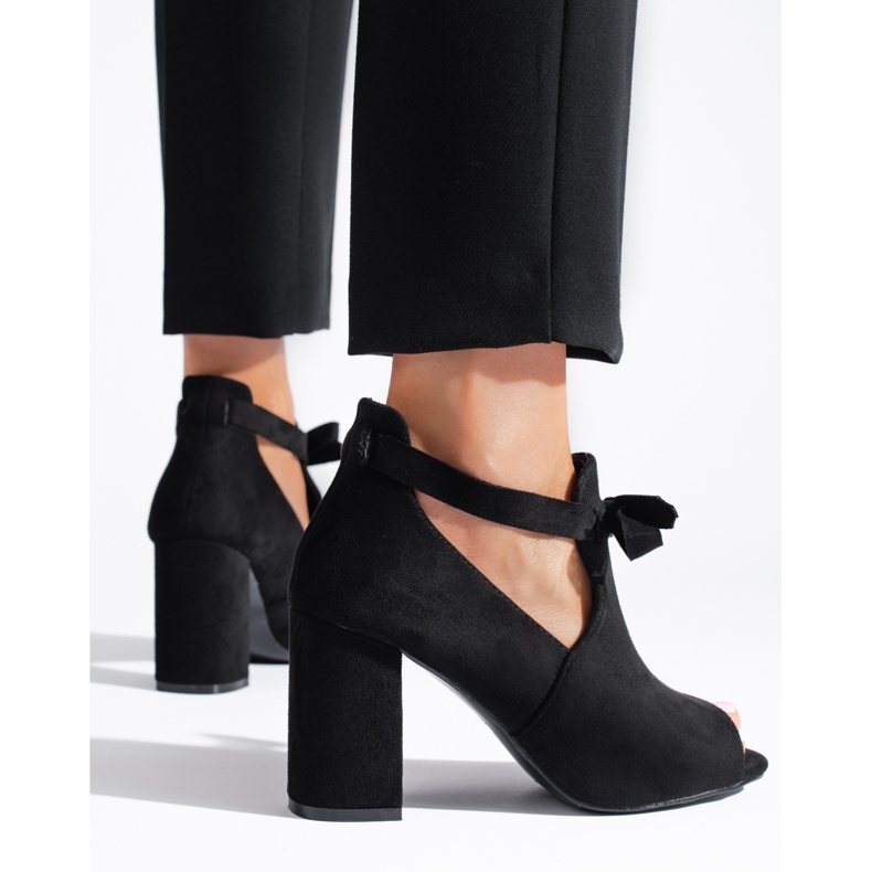 W. Potocki Cizme de dama din piele intoarsa de primavara de la Potocki negru 1 W. Potocki Cizme de dama din piele intoarsa de primavara de la Potocki negru 1