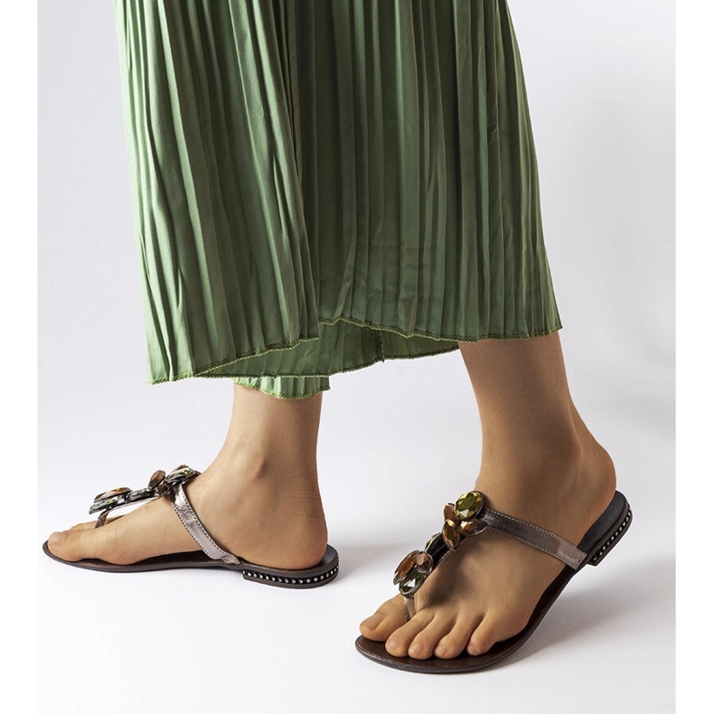 Flip-flops maro eleganti Zarattini 1