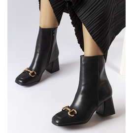 Botine negre de la Castione negru 1