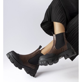 Cizme slip-on maro închis de la Sibyla 1 Cizme slip-on maro închis de la Sibyla 1